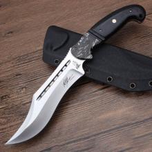 野猪 直刀 （D2钢材，钢头+G10手柄，附Kydex鞘） 全长31cm