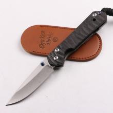 大沙 碳纤版波浪纹柄 折 Sebenza