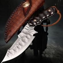 暗杀Assassinate Damascus steel hand knife一体龙骨大马手工版美国叨匠定制版