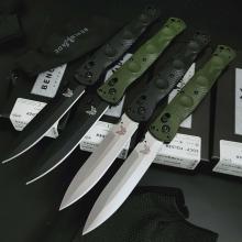 391 格雷格·汤普森 SOCP D2钢 黑色涂层全刃长款折叨 四款入