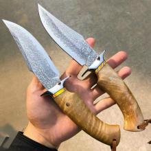​漠徒大马士革钢实用型手工叨