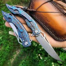 蓝枪鱼 M390粉末钢钛合金折叨