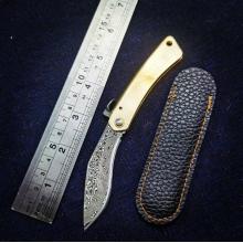 日式肥守后金铜狗腿折叨
