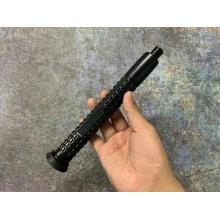 新标机械甩棍 全铝轻机 格纹黑色