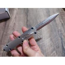 白柄狄拉克三角洲 双锋半齿 直出（19.5CM）