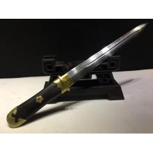 花纹钢烧刃研磨中正剑（全长51cm