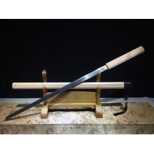 花纹钢白木八角唐叨（全长102厘米）