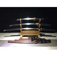 花纹钢烧刃三件套武士