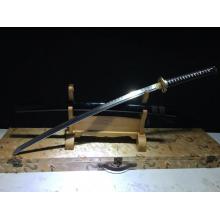 蜻蜓花纹钢烧刃武士叨（全长103厘米）