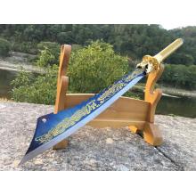 金龙蓝风关公叨 未开刃（全长180厘米）