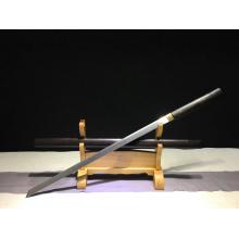黑檀花纹钢居合叨（全长100厘米）