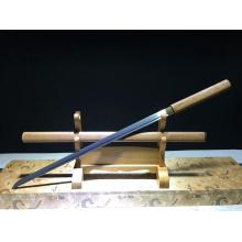 花梨木花纹钢居合叨（全长100厘米）