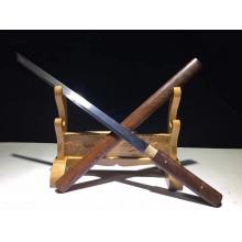 花纹钢一体居合叨（全长78厘米）