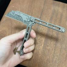 新式 蝴蝶甩式美工叨