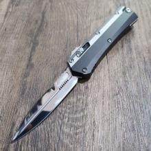 蛇神 双锋 镜光 铝柄银黑色 D2钢 Glykon