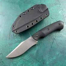 BK-003一体龙骨山特维克14c28n钢直叨（黑柄）