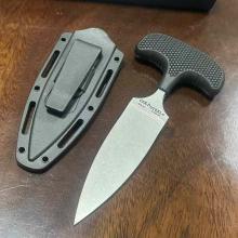 安全卫士 I 守护者一代直 14.7厘米 | DC53刃材 | G10手柄 | 高硬度60HRC | K鞘 | 黑色礼盒 | Safe Maker I 12DBST