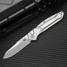 9400 侧跳 钛合金柄 附绒布袋 （M390钢） 全长19.8cm