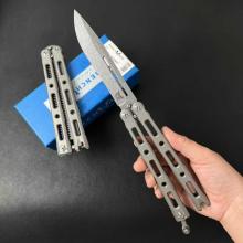 85甩 钛合金一体柄 磁锁 附尼龙套 （S90V钢） 全长25.5cm