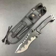 三叉排障战术直 玻璃纤维柄 （DC53钢） 全长37.5cm