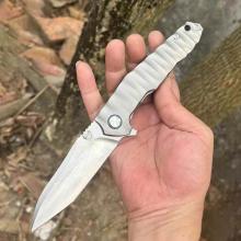 歼击机折 24.3厘米 | M390刃材 | TC4钛合金手柄 | 高硬度60-61HRC | 陶瓷轴承系统
