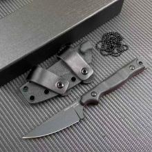 手削刀 8CR14MOV钢 G10贴片柄 全长19厘米 附K鞘礼盒