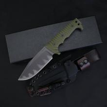 M8 2025定制 战术刀 （Z-WEAR钢材，G10手柄，附Kydex+牛皮鞘） 全长25.5cm