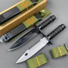 95版K25军刺 战术直刀 高级工程ABS手柄 （1095高碳钢硬度58-60HRC） 全长30.5cm