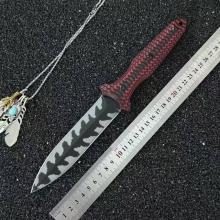赤兔双刃刀 战术直刀 G10手柄 （9CR13钢） 全长28.2cm