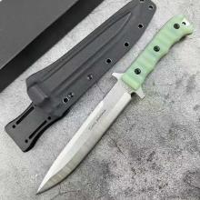 凤凰战术直刀 代工出口版 CNC雕刻进口G10材料 (DC53钢 砂光效果) 全长34