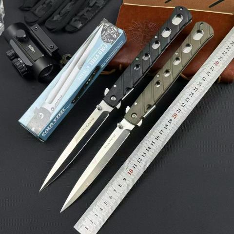 大号剑鱼Ti-Lite VI系列折叠刀 镂空减重手柄 全长33 440C不锈钢 Cold Steel Ti-Lite VI