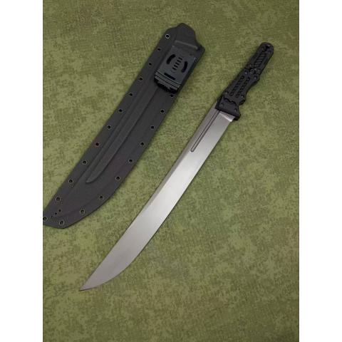 根本朋之雷电之剑 战术直剑 灰色镀钛涂层 AUS-10钢 全长59 Lightning Sword