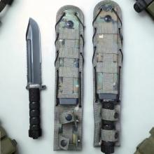 俄罗斯KIZLYAR基兹利亚尔AUS-8钢生存专家直刀 黑钛 全长32 KIZLYAR Survival Expert