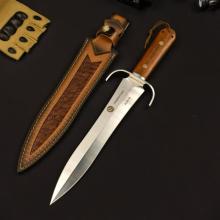 蜂刺双刃博伊刀 AUS-10钢 全长44cm Double-edged Bowie