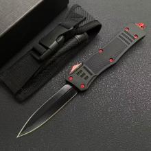 A161红魔 战术直刀 红魔造型 8CR14不锈钢 锌合金柄 全长24 A161 Red Devil Straight Knife